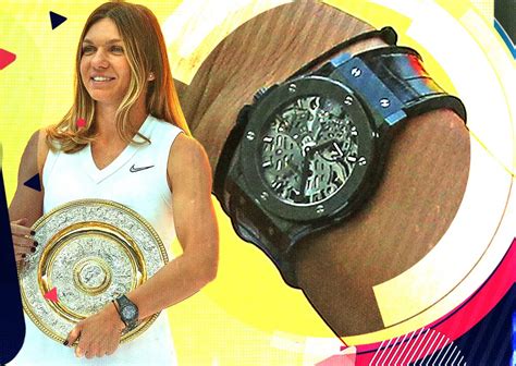 ceas hublot simona halep|Simona Halep poartă pe mână un ceas de 60.000 .